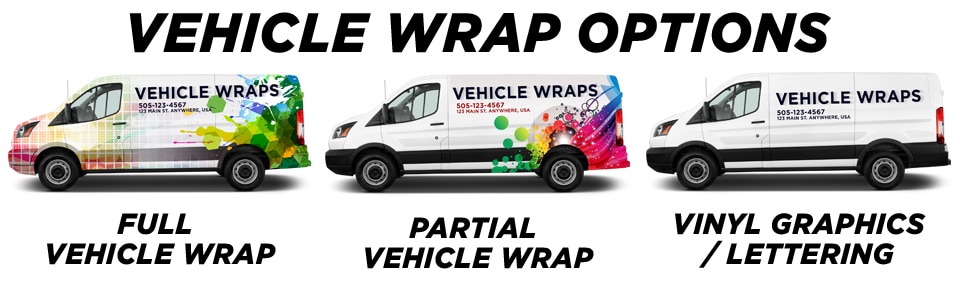 Alpharetta Vehicle Wraps vehicle wrap options